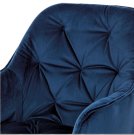 Židle jídelní čalouněná modrá DCH-421 BLUE4