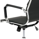 Židle kancelářská černá ekokůže KA-Z305 BK