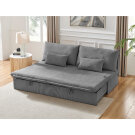 Pohovka rozkládací světle šedá ASB-4740 GREY2