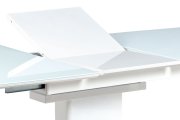 Stůl jídelní skleněný bílý AT-4012 WT