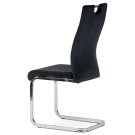 Židle jídelní černá/chrom DCL-416 BK4