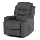 Křeslo relaxační manuální šedá TV 4086 GREY