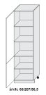 Dolní skříňka vysoká MALMO PEMBROKE 60 cm                                                                                                                                                             