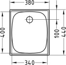 Dřez Basic 10 NAT sítkový odtok 3 1/2