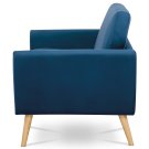 Dvoumístná sedačka modrá ASB-014 BLUE