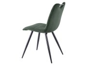 Židle jídelní černá/zelená ORFE SZTRUKS