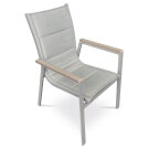 Židle zahradní šedá AZC-S1110 GREY