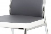 Židle jídelní šedá/bílá AC-1693 GREY