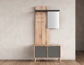 Předsíňová stěna dub artisan/antracit PORTO