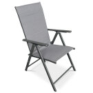 Židle zahradní šedá AZC-S1116 GREY