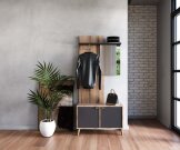 Předsíňová stěna dub artisan/antracit PORTO