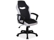 Židle kancelářská černá/modrá CAMARO