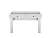 Stůl pracovní stříbrná šedá/šedá studená mat TERNI 10