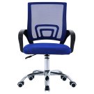 Kancelářská židle modrá KA-L103 BLUE