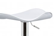 Židle barová bílá AUB-440 WT