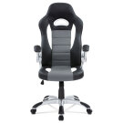 Židle kancelářská ekokůže šedá KA-Y240 GREY