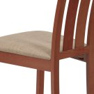 Židle jídelní třešeň/béžová BC-2602 TR3