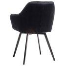 Jídelní židle černá DCH-425 BK4