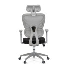 Kancelářská židle šedá KA-K2081 GREY