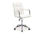 Židle kancelářská žlutá Q-022 VELVET