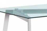 Stůl jídelní chrom/čiré sklo GDT-510 CLR