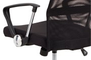 Židle kancelářská černá KA-E301 BK
