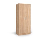 Skříň dvoudvéřová kombinovaná dub artisan IVA K2 POL