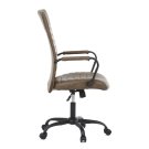 Kancelářská židle hnědá KA-V306 BR