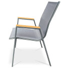 Židle zahradní šedá AZC-S1050 GREY