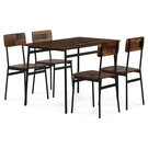 Jídelní set 1+4 židle staré dřevo AUT-O2155 OLW2