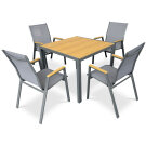 Židle zahradní šedá AZC-S1050 GREY