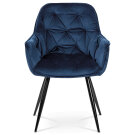 Židle jídelní modrá DCH-421 BLUE4