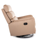 Křeslo relaxační béžové ARGOS VELVET