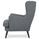 Křeslo šedá AK-A1318 GREY2