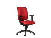Kancelářská židle červená 1380 SYN FLUTE D3