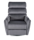Křeslo relaxační šedé ARGOS VELVET