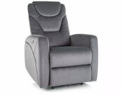 Křeslo elektrické tmavě béžová KRONOS VELVET
