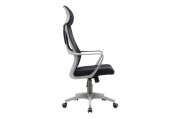 Židle kancelářská černá/šedá Q-095