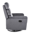 Křeslo relaxační šedé ARGOS VELVET