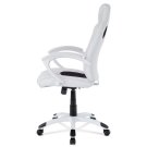 Židle kancelářská bílá/černá KA-Y157 BKW