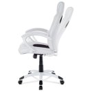 Židle kancelářská bílá/černá KA-Y157 BKW