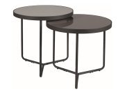 Konferenční stolek hnědá + šedá/černá PENELOPE