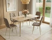 Jídelní stůl travertine/kašmír 130 RION