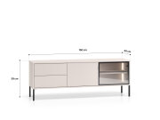 RTV stolek cashmere Barnee 04