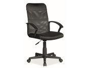 Židle kancelářská šedá/černá Q-702