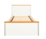 Noční stolek bílý/oranžový COOL 13
