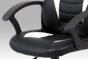 Židle kancelářská bílá/černá HOPE
