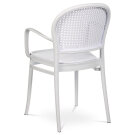 Židle jídelní bílý plast CT-746 WT