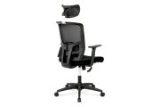 Židle kancelářská černá KA-B1013 BK