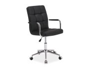Židle kancelářská růžová Q-022 VELVET